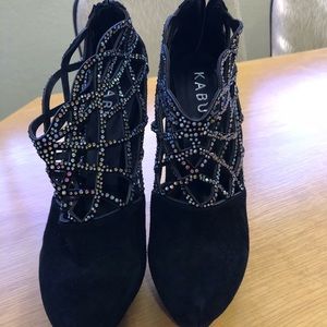 Suede Platform Booties